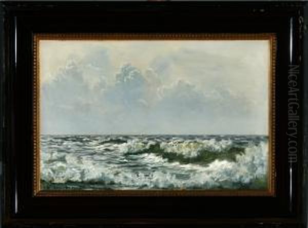 Breakers, Presumeably At The Coast Of Bornholm Island, Denmark - view 1