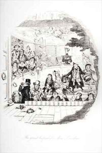 The great bespeak for Miss Snevellicci by Hablot Knight Browne