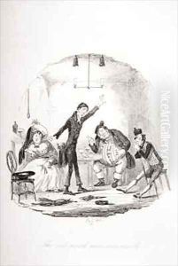 The red-nosed man discourseth by Hablot Knight Browne