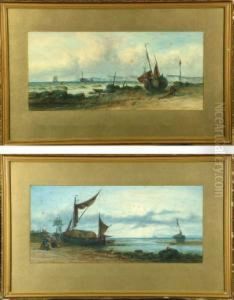 "on The Medway" And "off Sunderland" by John Francis Branegan
