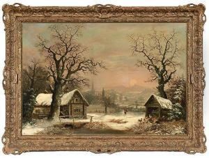 Winter Landscape by Charles Brooke Branwhite