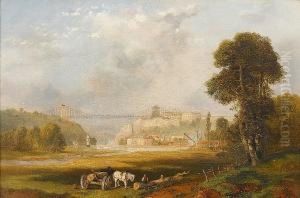The Clifton Suspension Bridge From Avon Gorge