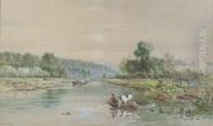 The Chain Ferry by Charles Brooke Branwhite