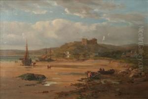Llanstephan Castle, South Wales by Charles Branwhite