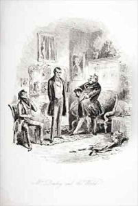 Mr. Dombey and the world by Hablot Knight Browne