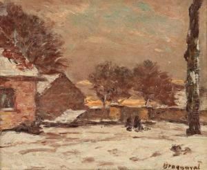 Village Sous La Neige