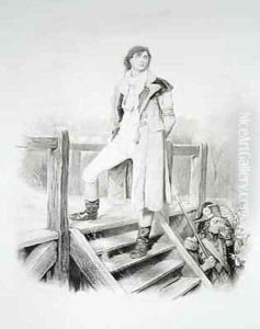 Sydney Carton by Hablot Knight Browne