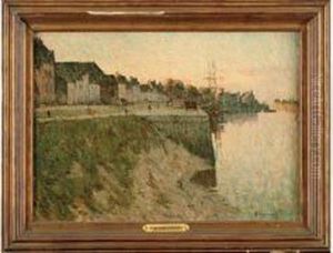 le Port De Saint-valery-sur-somme by Louis Braquaval
