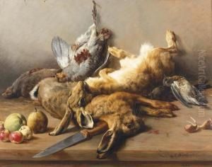 Jagdstillleben. by Jacques Raymond Bracassat