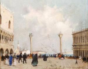 Venezia, In Piazza San Marco by Italico Brass