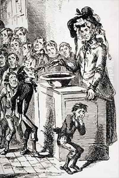 The internal economy of Dotheboys Hall - view 1