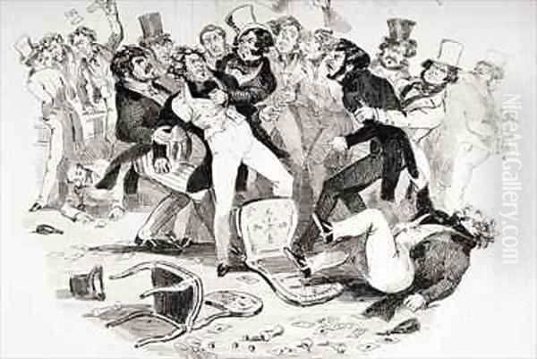 The last brawl between Sir Mulberry and his pupil - view 1