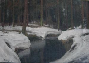 Zimowy Pejzaz Lesny (1915)