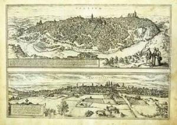 And Franz Hogenberg. Toletum, Vallisoletum - view 1