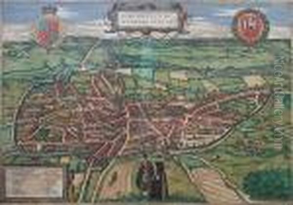Birds-eye View Of Norwich, Published 1583 And Later - view 1