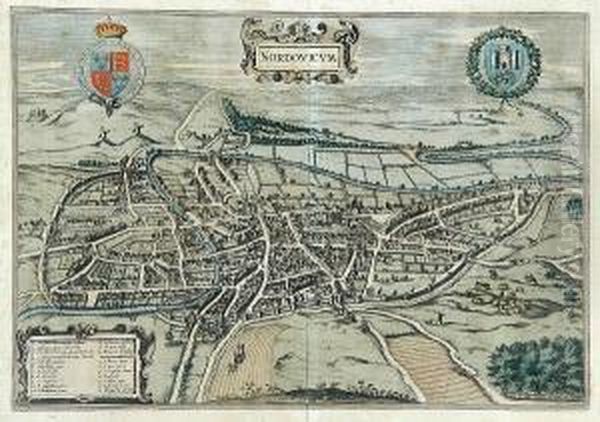 Birds-eye View Of Norwich - view 1