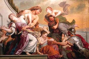 The Rape of the Sabine Women by Adriaen Backer