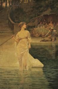 View Of Maidservant Before A Feast by William A. Breakspeare