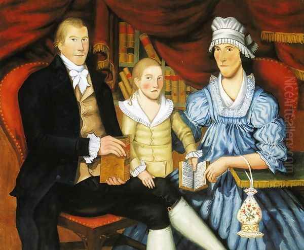Portrait of George Eliot and Family - view 1