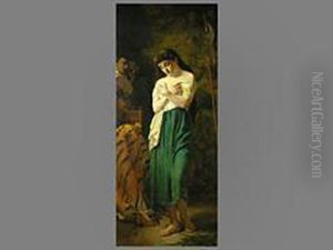 Frau Und Tigerfell by William A. Breakspeare