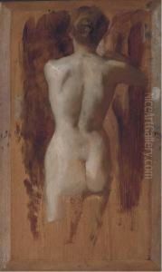 Pan Serenading A Reclining Nude In A Landscape Pan Serenading A Reclining Nude In A Landscape