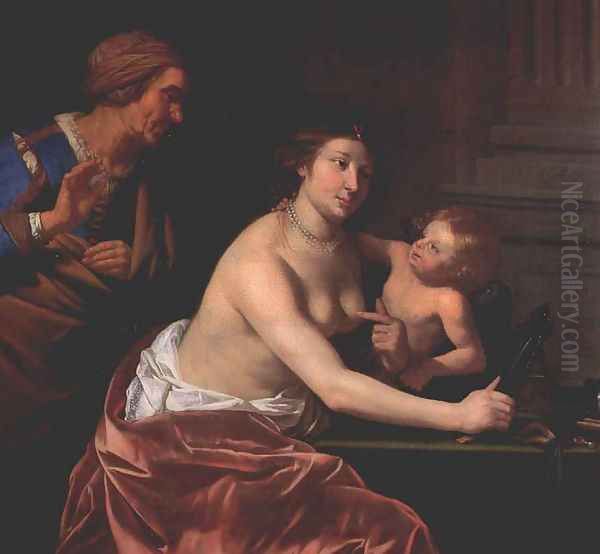 Venus and Amor and an old Woman - view 1