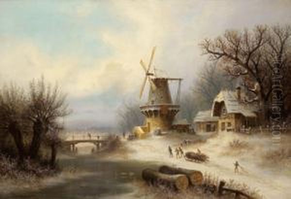 Paesaggio Olandese In Inverno - view 1