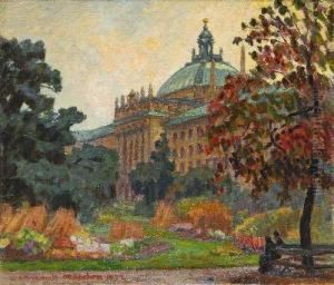 Der Justizpalast In Munchen by Axel Bredsdorff