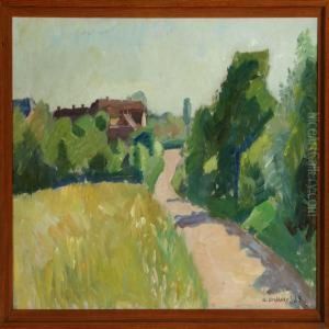 Landscape With A Gravel Road