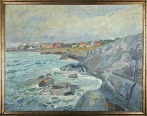 A Coastel Scenery From Bornholm by Axel Bredsdorff
