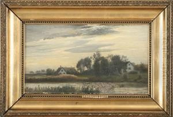 Houses At A Lake - view 1