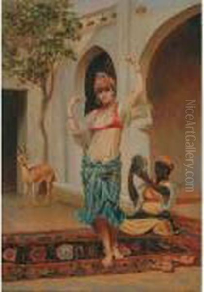 Danseuse Et Musicienne Orientales - view 1
