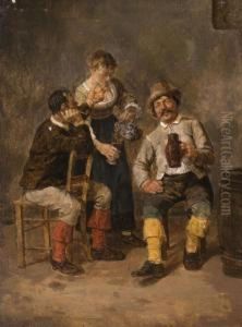 Inneres Einer Wirtsstube by Heinrich Breling