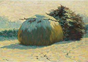 A Haystack In The Snow by Co Breman