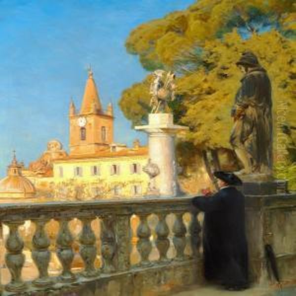 View Of Monte Pincio In Rome - view 1
