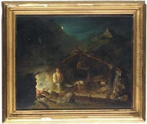 Vittorio Emanuele Ii, King Of Italy (1820-1878) Sleeping In Astable - view 1