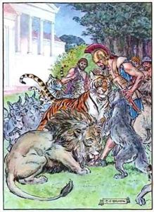 Eurylochus and the Lions