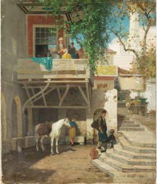 Scene De Rue Animee - view 1