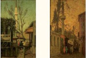Ruelles Animees De Personnages A Istanbul by Fabius Germain Brest