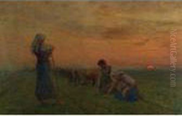 Les Sarcleuses De Lin - view 1