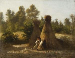 Siesta Auf Dem Feld by Jules Breton