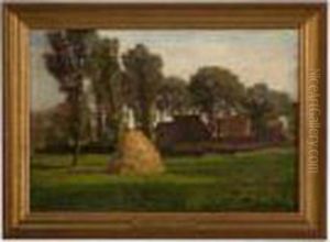 Le Meule A Courrieres by Jules Breton
