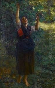 Cueilleuse De Figues by Jules Breton