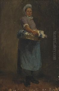 The Washerwoman by Jules Breton