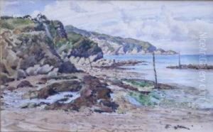 Rocky Coastline. by John Edward Brett