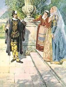 Twelfth Night by Charles Edmund Brock