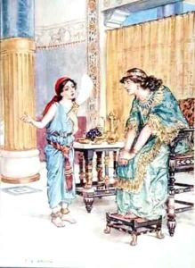Illustration from 'Through the Bible' by Charles Edmund Brock