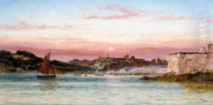 View Of Plymouth Bay by John Edward Brett