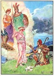 The Judgement of Paris by Charles Edmund Brock