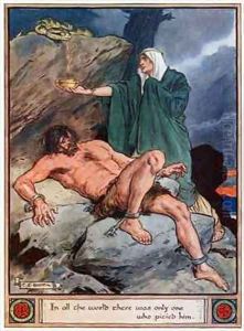 In all the world there was only one who pitied him by Charles Edmund Brock